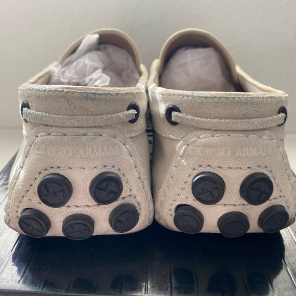 Giorgio Armani Croc Embossed Leather Loafers main image 13